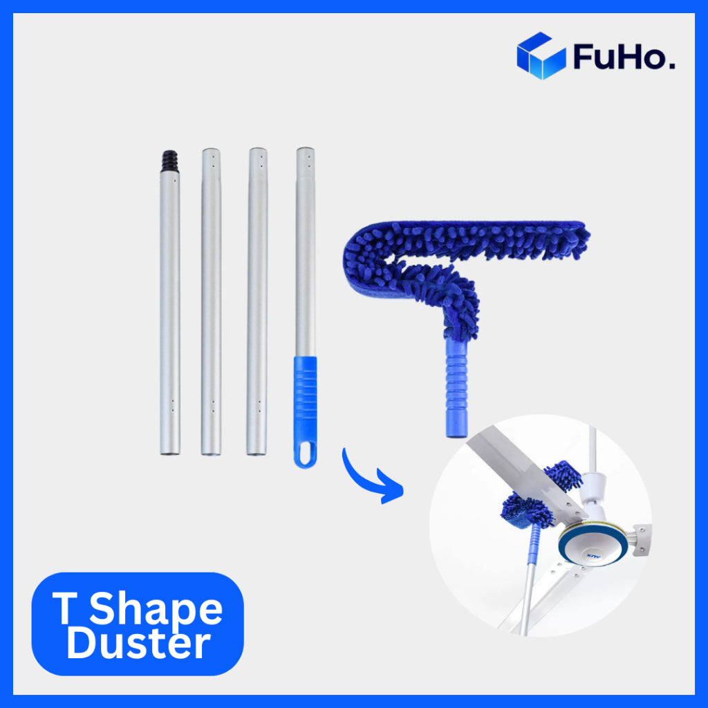 🇸🇬READY STOCK🇸🇬 FuHo Ceiling Fan Duster | Feather Duster | Adjustable Duster | Washable Duster | Telescopic (HL0226)