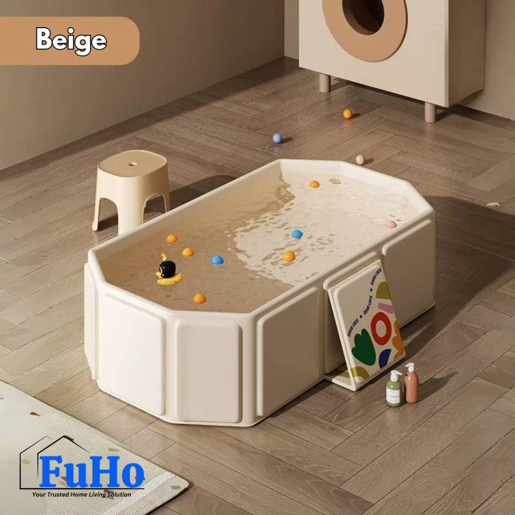 🇸🇬READY STOCK🇸🇬 FuHo Baby Foldable Bathtub | Portable Bathtub | Travel Bathtub | Baby Bathing (HL0314-GREEN)