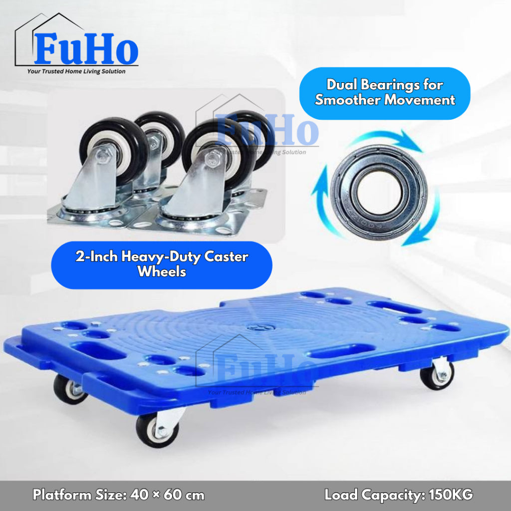 🇸🇬READY STOCK🇸🇬 FuHo Industrial Lightweight Trolley | Wooden Trolley | Connected Trolley | Flat Trolley | IND0018
