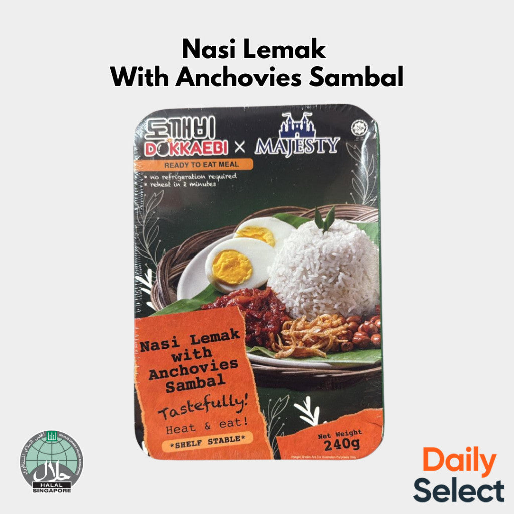 Dokkaebi X Majesty Instant Food | Kampung Fried Rice | Instant Food | Microwave | Nasi Lemak | Instant Rice | IF0004