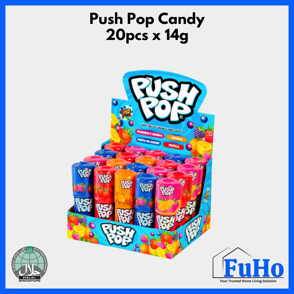 🇸🇬READY STOCK🇸🇬 FuHo Push Pop Candy | Chocolate | Kit Kat | Snacks | Chips | Jelly | Biscuits | Snack | (SW000007)