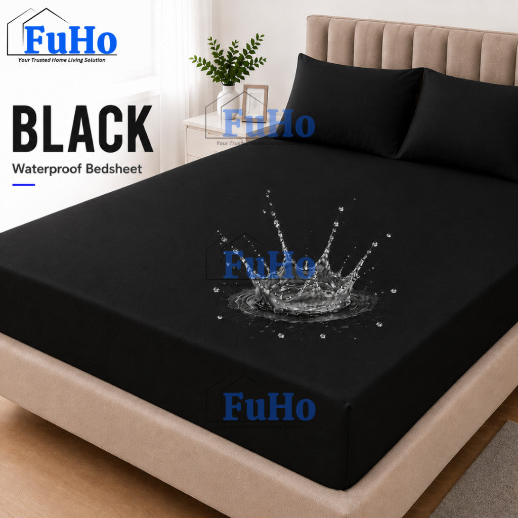 Fuho Waterproof BedSheet | Bed Sheet | Pillow Case | Mattress Protector | (HL0345)