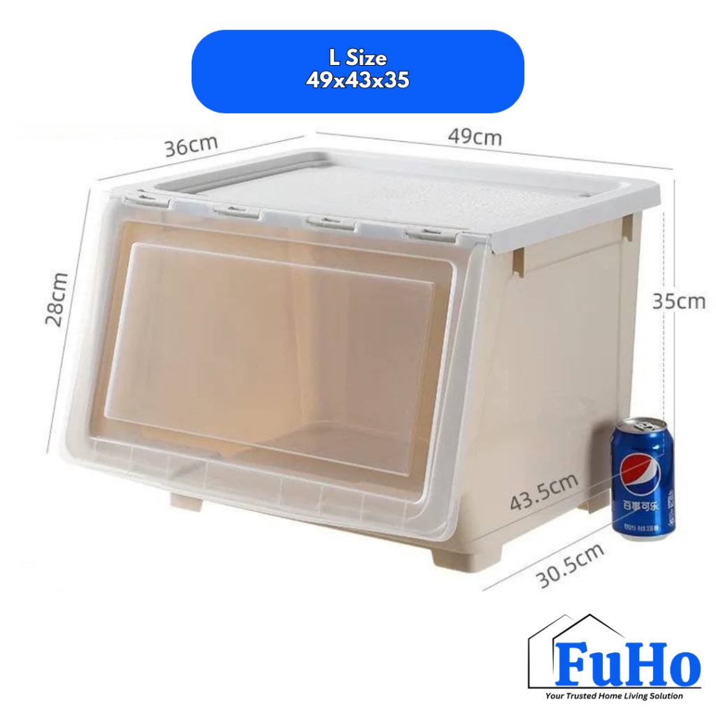 🇸🇬READY STOCK🇸🇬 FuHo Kura Stackable Storage Box | Organiser Box | Container | Drawer | Wardrobe | HL0325