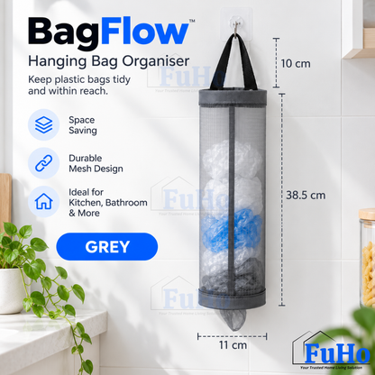 Fuho BagFlow Plastic Bag Holder & Dispenser for Kitchen (3 Colours)