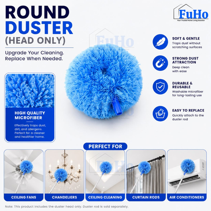 Fuho Ceiling Fan Duster, Washable (Telescopic Pole Option)