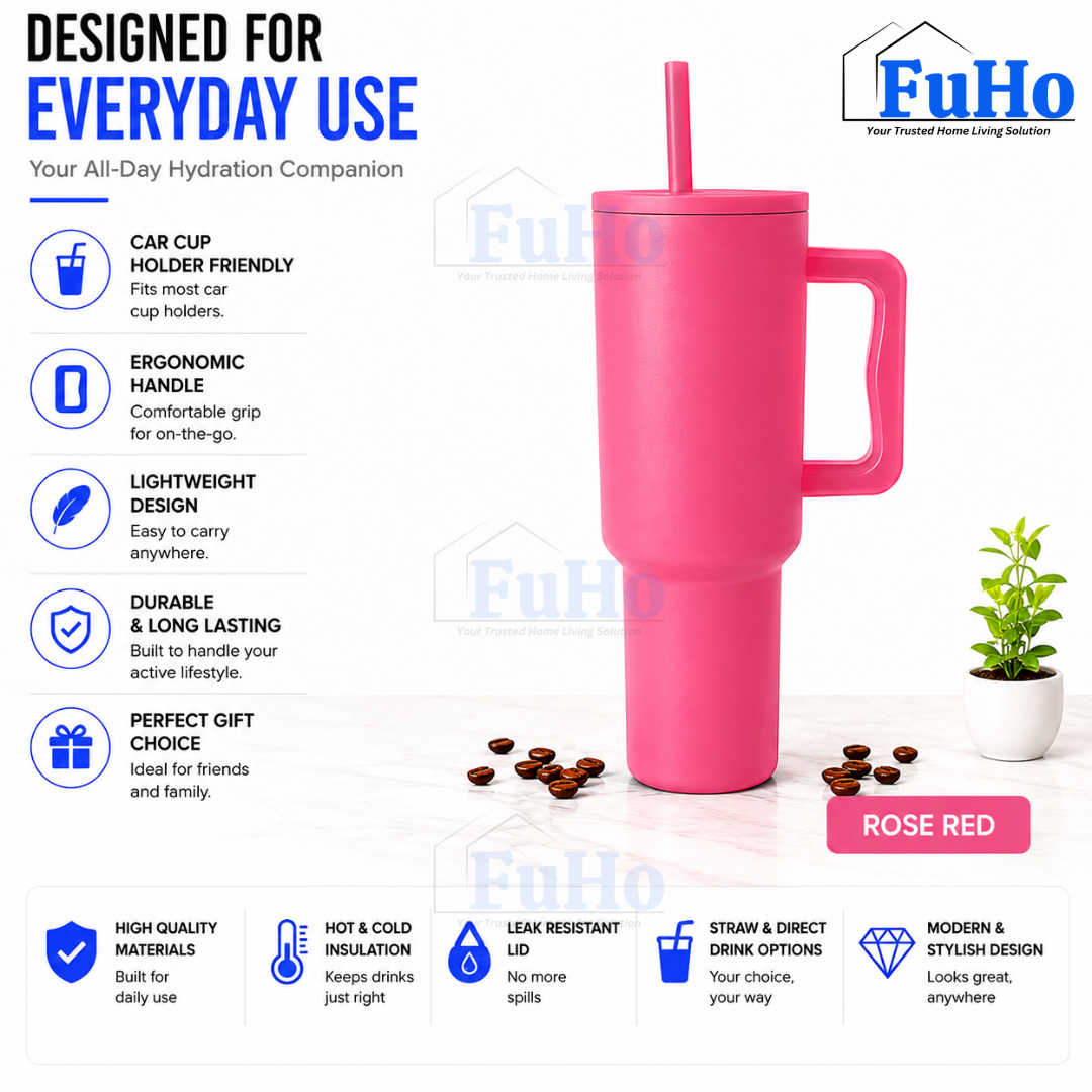 Fuho Everest Travel Tumbler | Bottle | Tumbler | Thermal Tumbler Flask | Water Bottle | Coffee Cup | (HL0337)