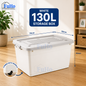 Fuho Transparent Storage Box With Wheel | Plastic Container | Stackable Box | Storage Box (HL0005)