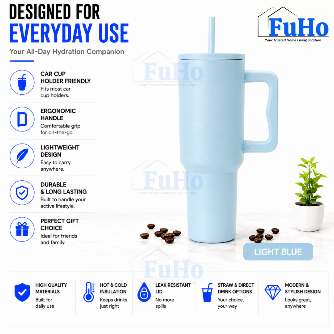 Fuho Everest Travel Tumbler | Bottle | Tumbler | Thermal Tumbler Flask | Water Bottle | Coffee Cup | (HL0337)