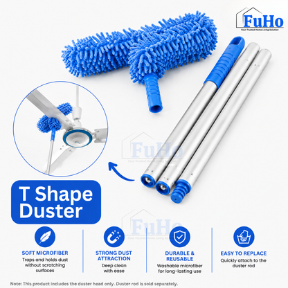 Fuho Ceiling Fan Duster, Washable (Telescopic Pole Option)