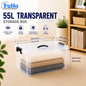 🔥(LOWEST PRICE) Fuho Transparent Storage Box | Plastic Container | Stackable Box (HL001)