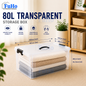 🔥(LOWEST PRICE) Fuho Transparent Storage Box | Plastic Container | Stackable Box (HL001)