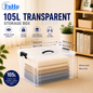 🔥(LOWEST PRICE) Fuho Transparent Storage Box | Plastic Container | Stackable Box (HL001)