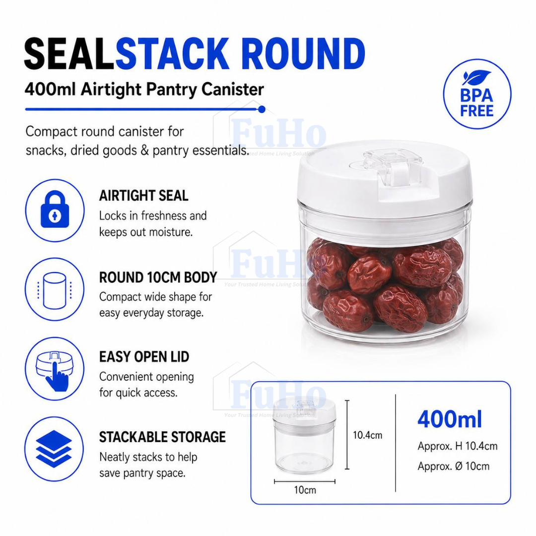 Fuho Seal Stack Airtight Food Container, Leak-Proof (15 Sizes)