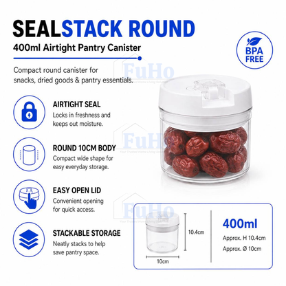 Fuho Seal Stack Airtight Food Container, Leak-Proof (15 Sizes)