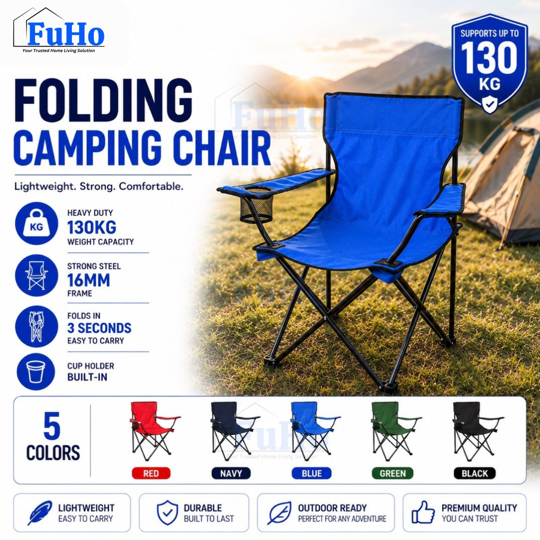 🇸🇬READY STOCK🇸🇬 FuHo Foldable Bench Chair | Outdoor Chair | Camping Chair | Hiking Chair | Portable Chair (HL0212)