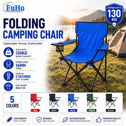 🇸🇬READY STOCK🇸🇬 FuHo Foldable Bench Chair | Outdoor Chair | Camping Chair | Hiking Chair | Portable Chair (HL0212)