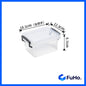 🔥(LOWEST PRICE) Fuho Transparent Storage Box | Plastic Container | Stackable Box (HL001)