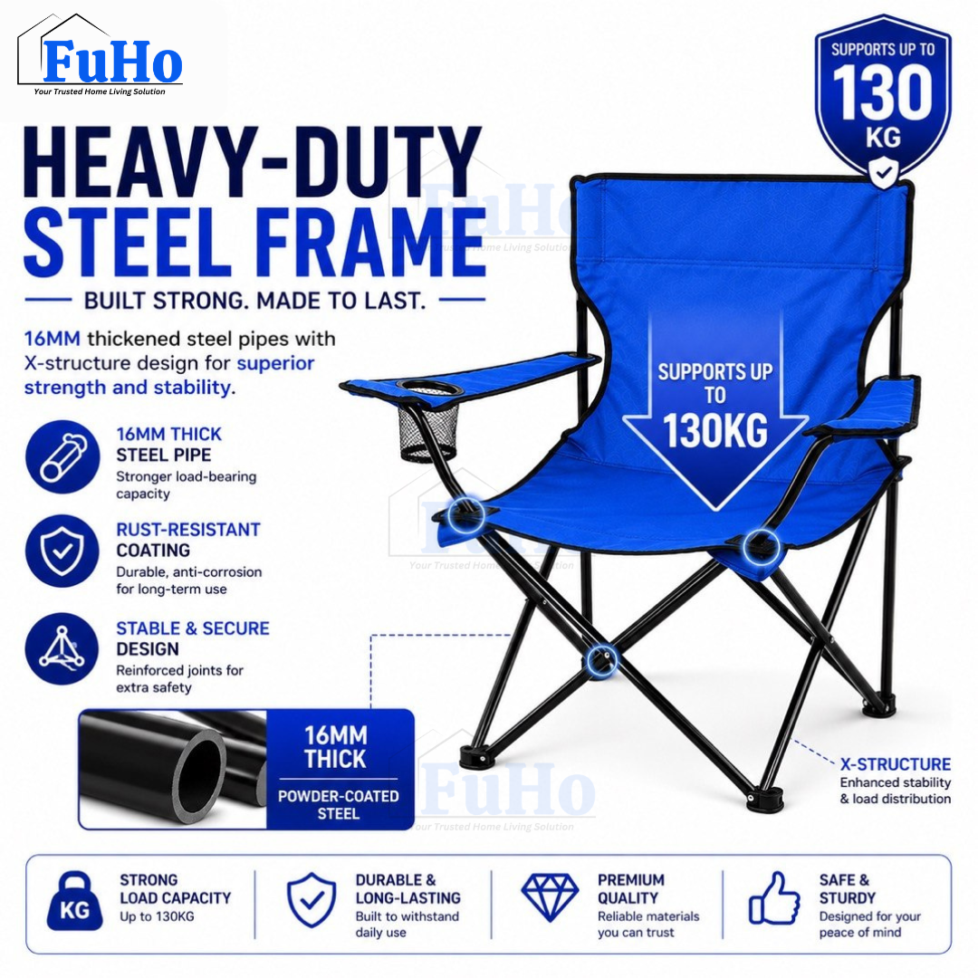 🇸🇬READY STOCK🇸🇬 FuHo Foldable Bench Chair | Outdoor Chair | Camping Chair | Hiking Chair | Portable Chair (HL0212)