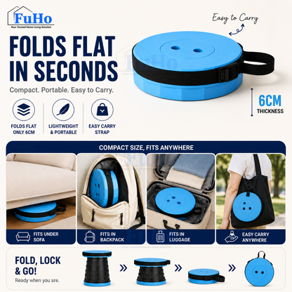🇸🇬READY STOCK🇸🇬 FuHo Portable Telescopic Chair | Stool | Fishing Chair | Portable Chair | Camping Chair (HL0143)