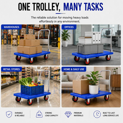 Fuho Heavy-Duty Foldable Platform Trolley (90kg, 175kg, 350kg)