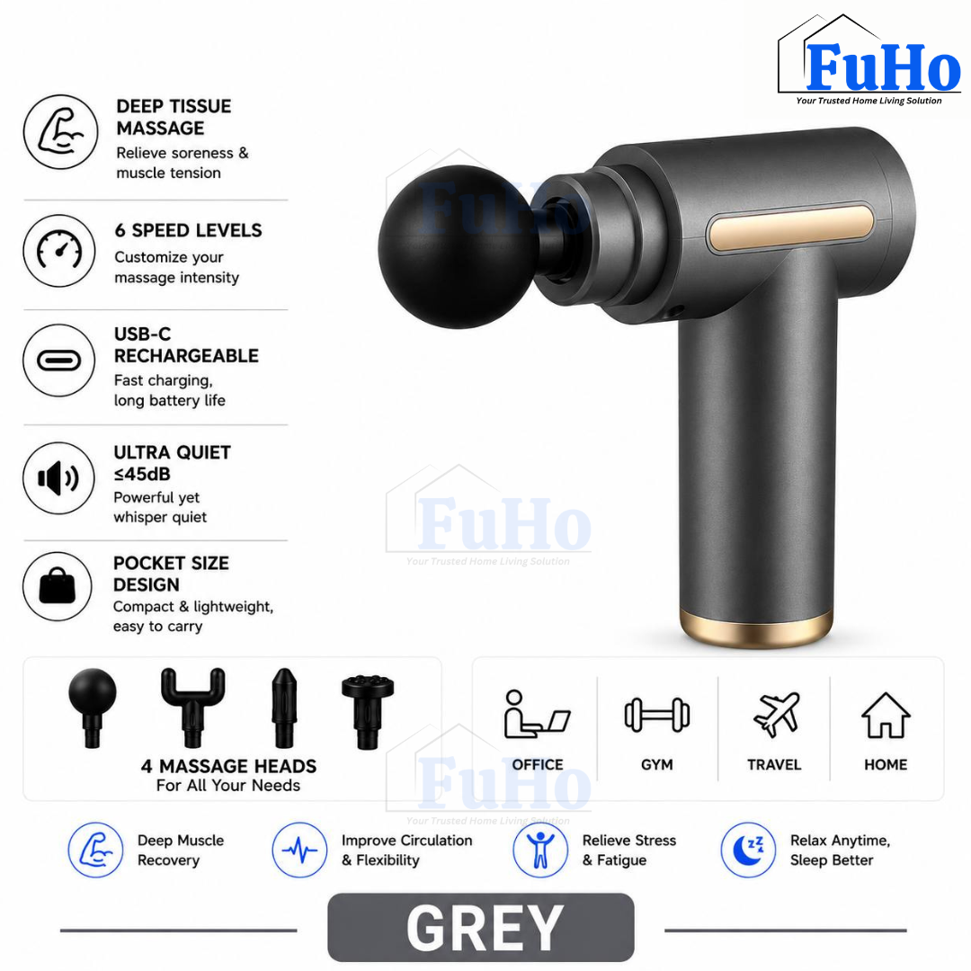 Fuho Pulse One Portable Electric Massage Gun | Massage Gun | Portable Massage Gun | Mini Massage Gun | (HL0335)