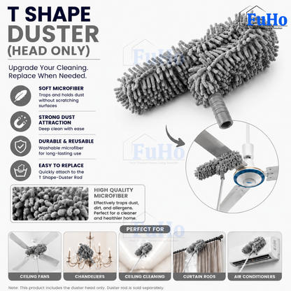 Fuho Ceiling Fan Duster, Washable (Telescopic Pole Option)