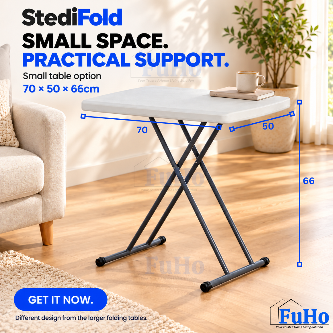 Fuho Foldable Table, Portable Indoor & Outdoor (1.2m, 1.5m, 1.8m)