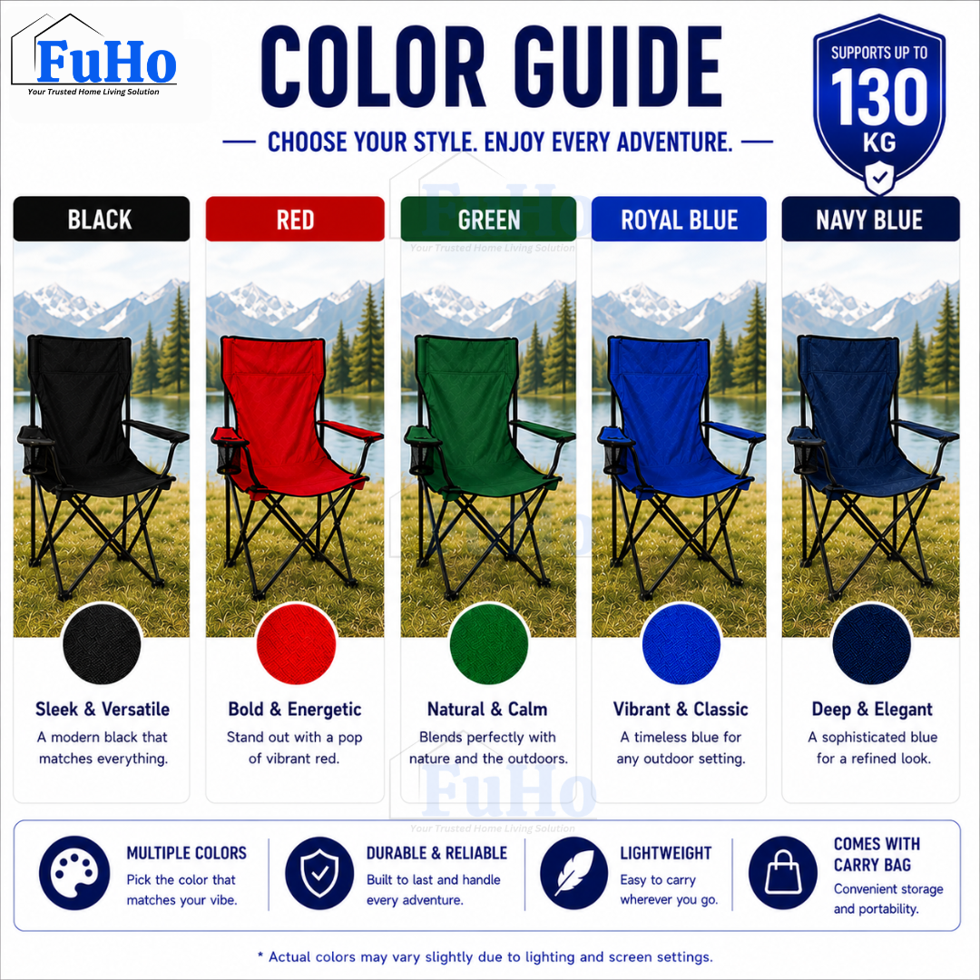 🇸🇬READY STOCK🇸🇬 FuHo Foldable Bench Chair | Outdoor Chair | Camping Chair | Hiking Chair | Portable Chair (HL0212)