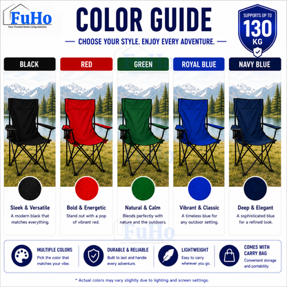 🇸🇬READY STOCK🇸🇬 FuHo Foldable Bench Chair | Outdoor Chair | Camping Chair | Hiking Chair | Portable Chair (HL0212)