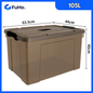 🔥(LOWEST PRICE) Fuho Transparent Storage Box | Plastic Container | Stackable Box (HL001)