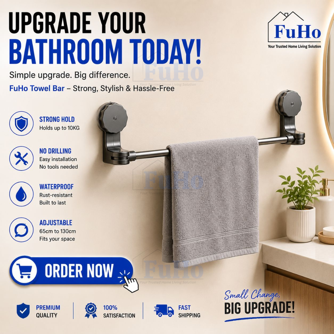 Extended Towel Bar | Adjustable Toilet Rack | Clothes Rack | Towel Rack  (TL0058)