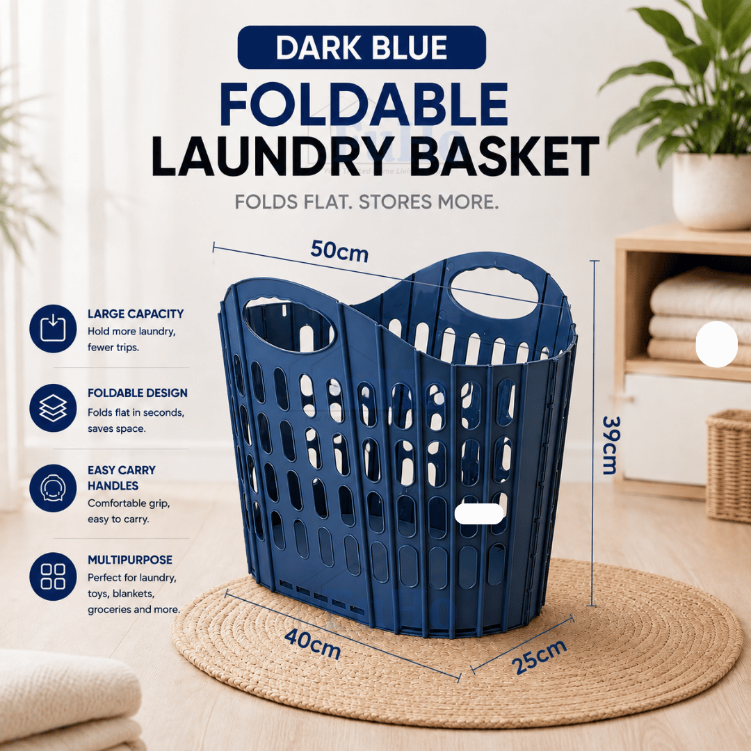 🇸🇬READY STOCK🇸🇬 FuHo Collapsible Laundry Basket || Strong Material Basket || 4 Colors Basket