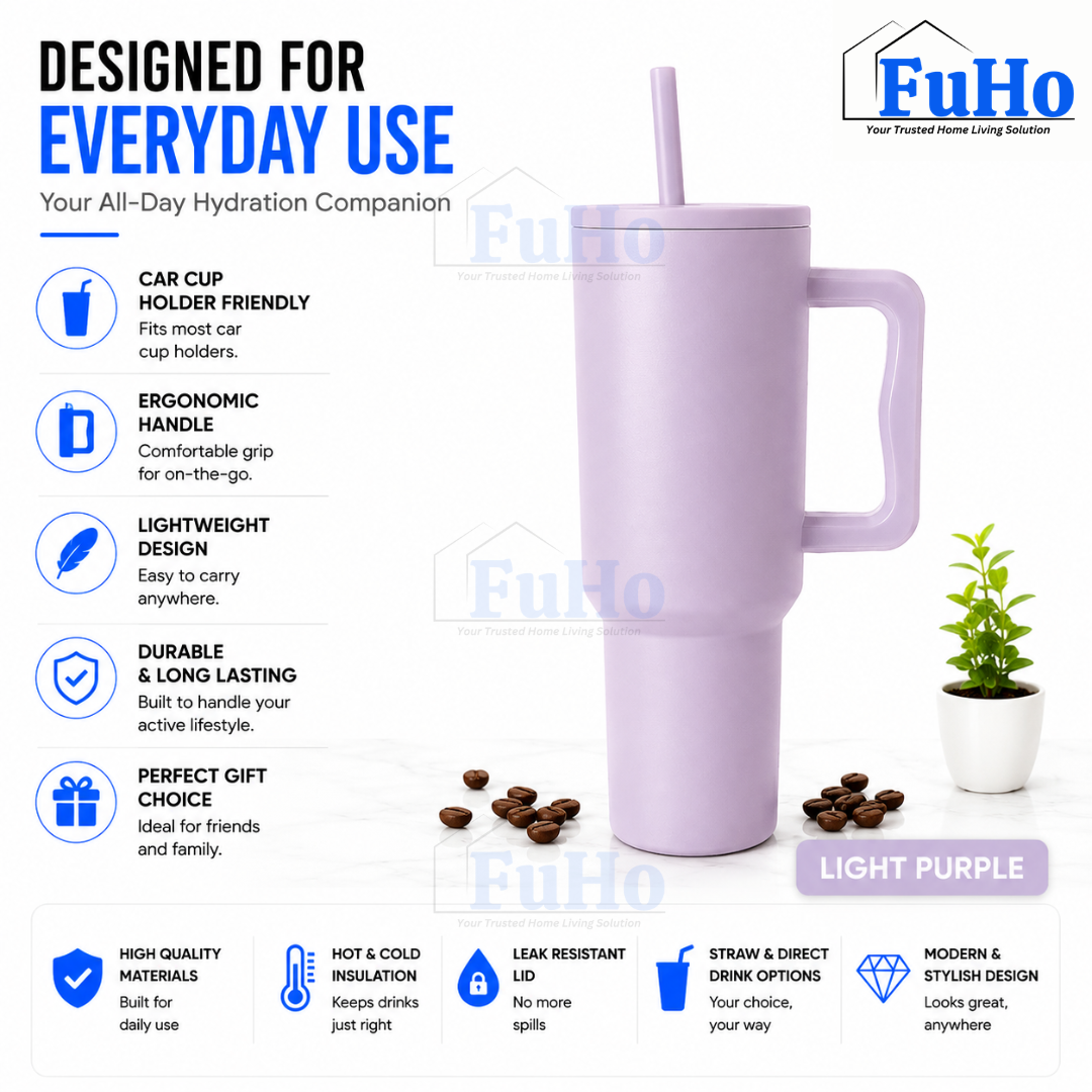Fuho Everest Travel Tumbler | Bottle | Tumbler | Thermal Tumbler Flask | Water Bottle | Coffee Cup | (HL0337)