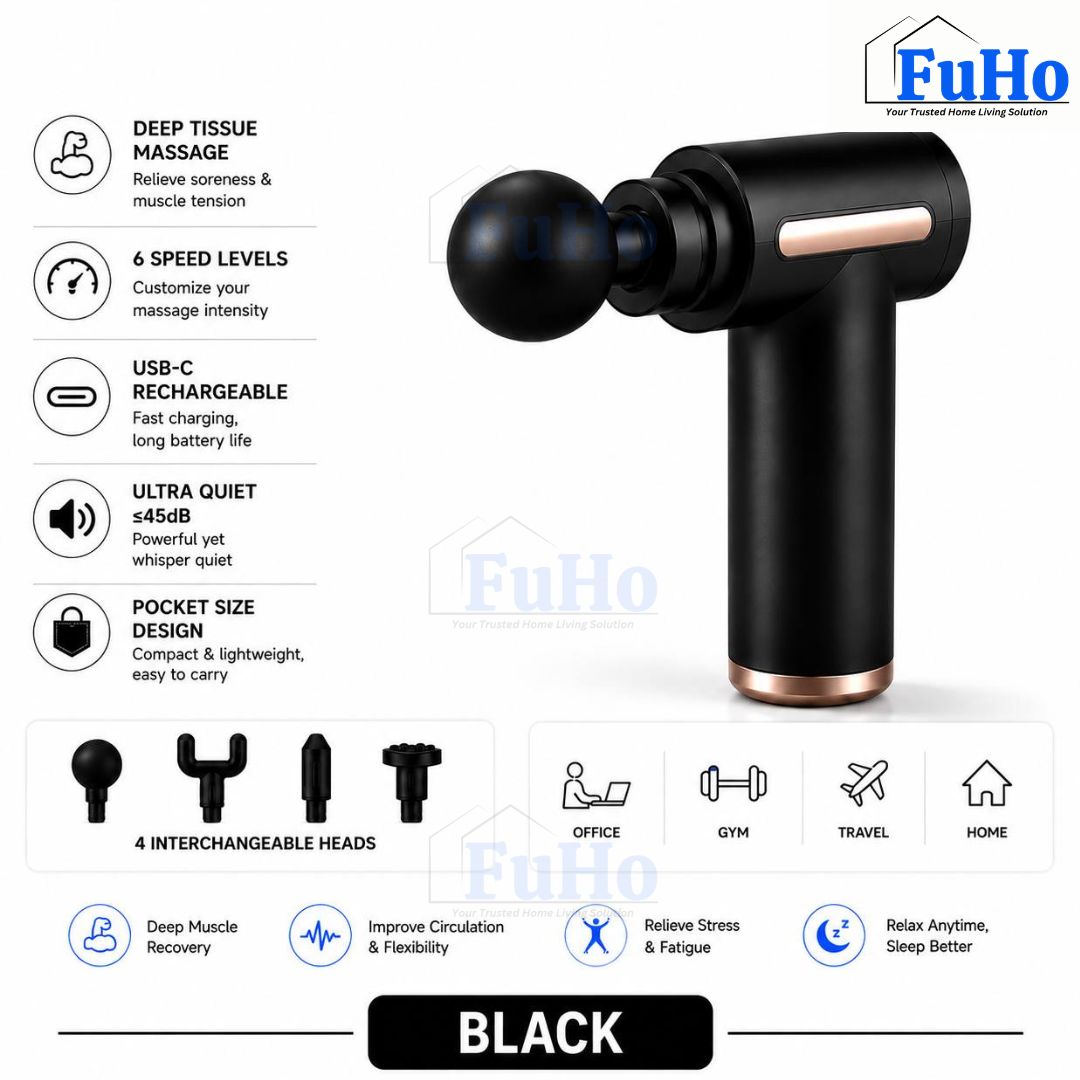 Fuho Pulse One Portable Electric Massage Gun | Massage Gun | Portable Massage Gun | Mini Massage Gun | (HL0335)