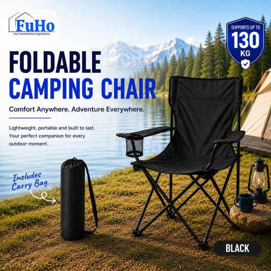🇸🇬READY STOCK🇸🇬 FuHo Foldable Bench Chair | Outdoor Chair | Camping Chair | Hiking Chair | Portable Chair (HL0212)