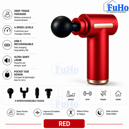 Fuho Pulse One Portable Electric Massage Gun (4 Colours)
