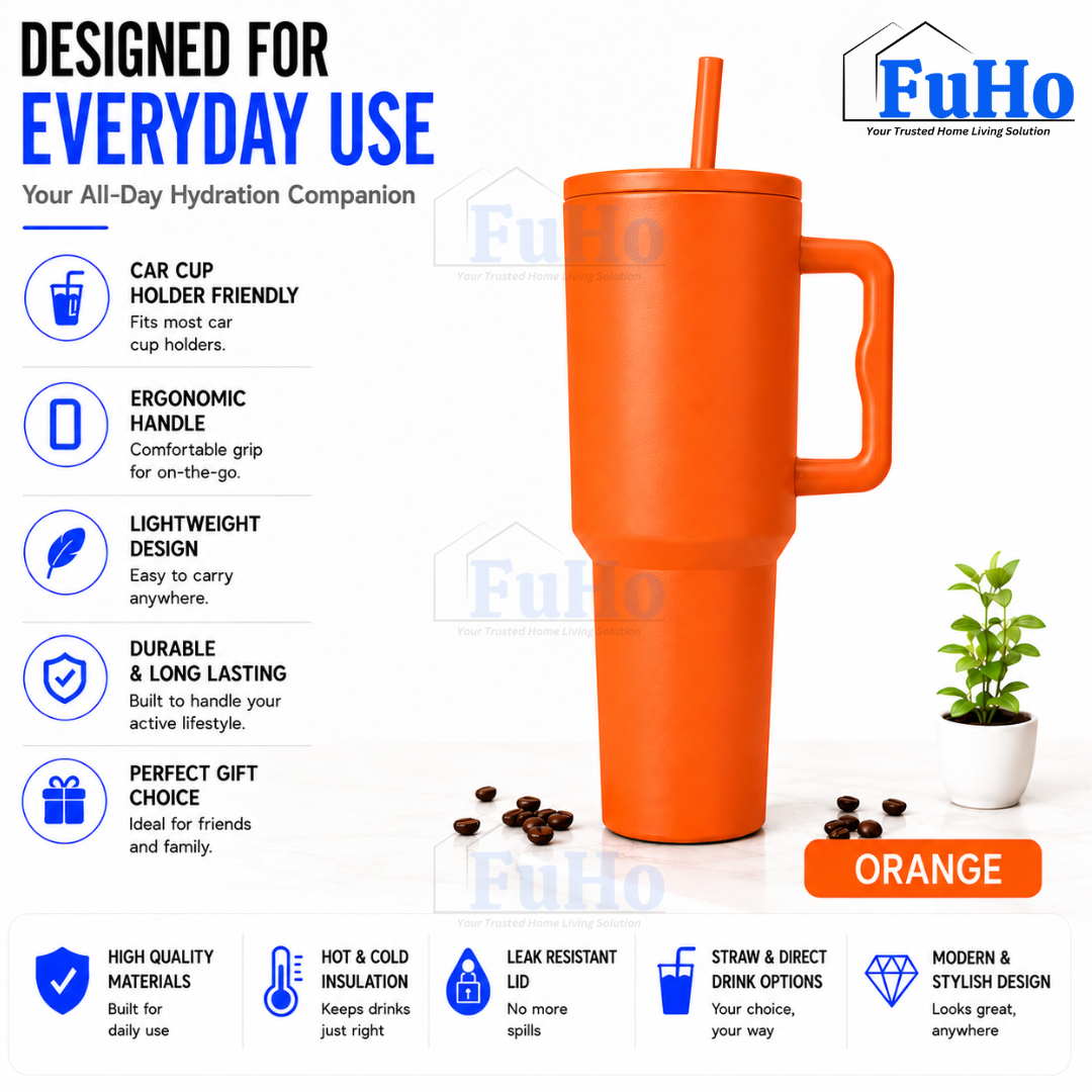 Fuho Everest Travel Tumbler | Bottle | Tumbler | Thermal Tumbler Flask | Water Bottle | Coffee Cup | (HL0337)