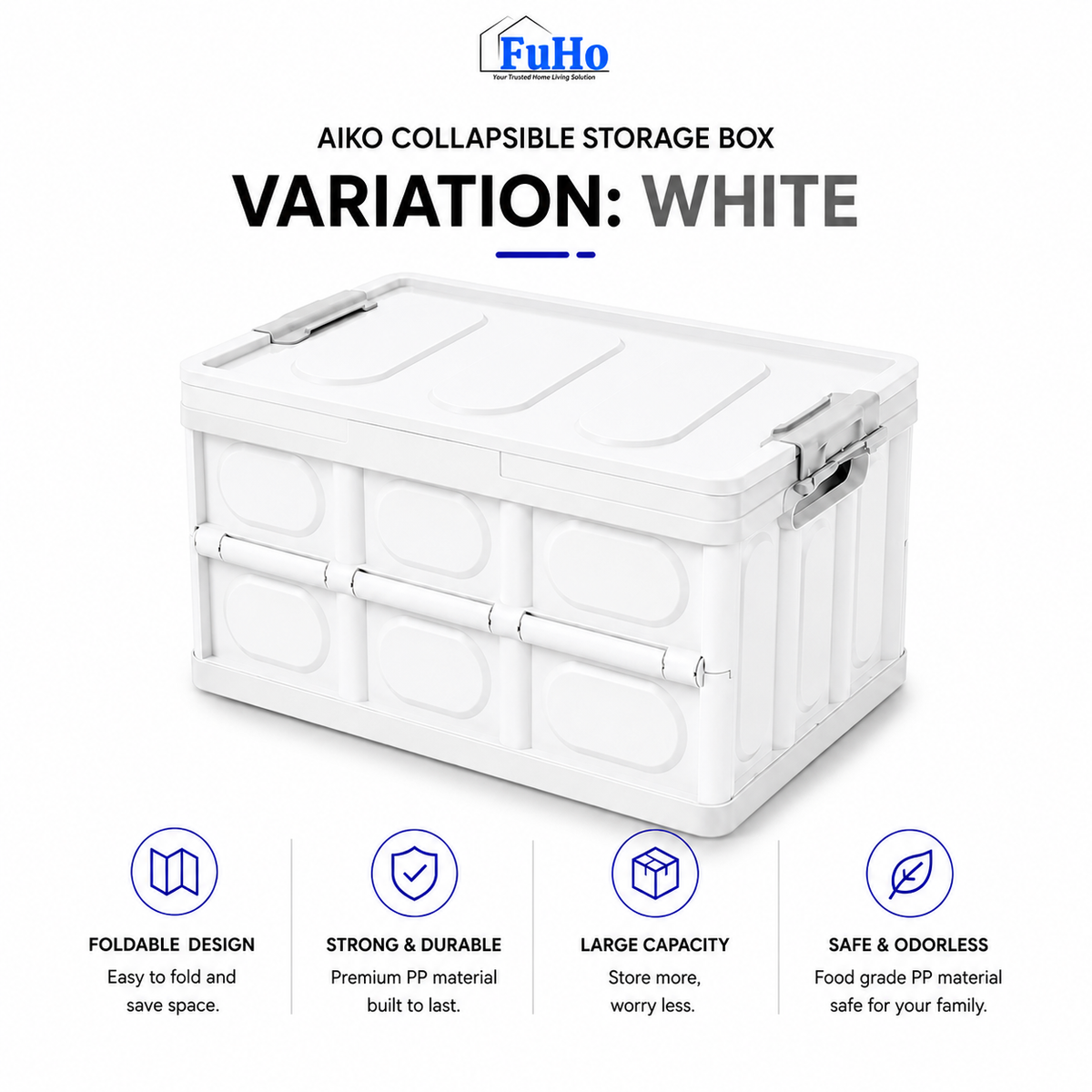 🇸🇬READY STOCK🇸🇬 FuHo x Aiko Storage Box | Car Storage Box | Collapsible Box | Fishing Box | Ice Box (HL0007)