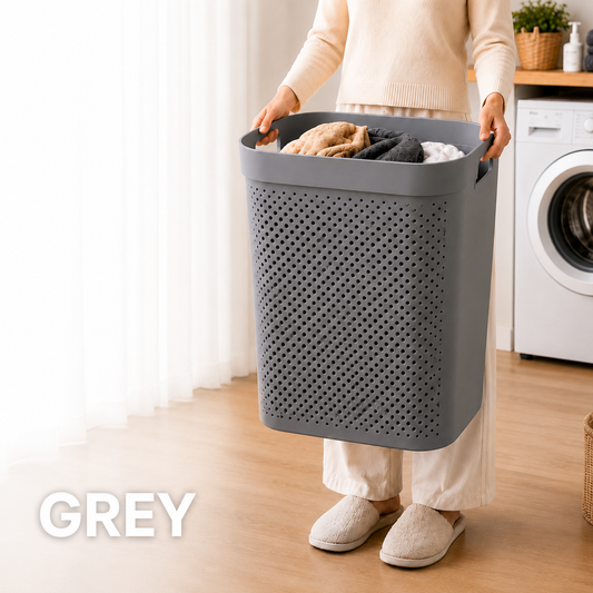 🇸🇬READY STOCK🇸🇬 Fuho Large Capacity Laundry Basket || 55L-70L || Ventilation Basket || Strong material