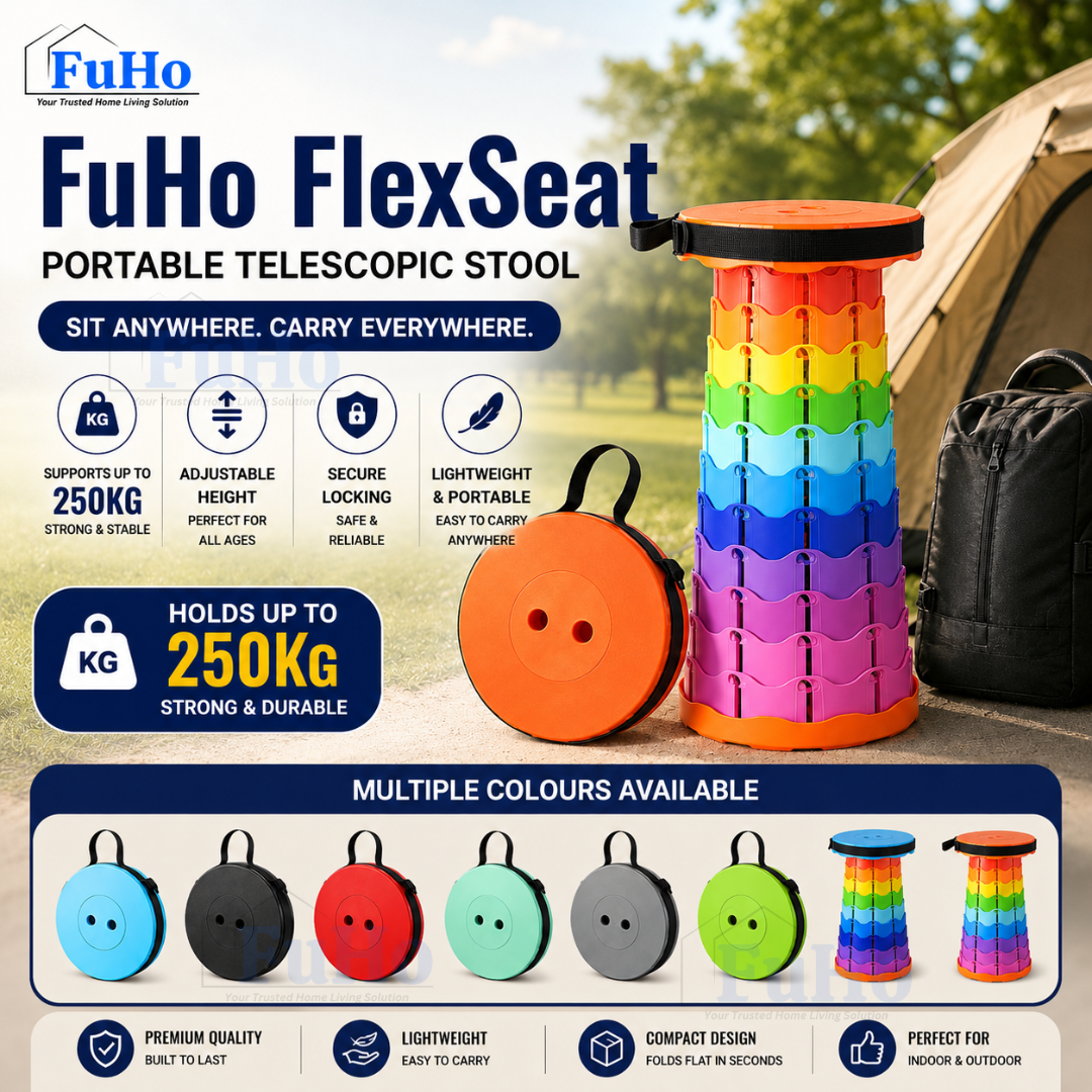 🇸🇬READY STOCK🇸🇬 FuHo Portable Telescopic Chair | Stool | Fishing Chair | Portable Chair | Camping Chair (HL0143)