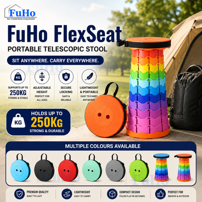 🇸🇬READY STOCK🇸🇬 FuHo Portable Telescopic Chair | Stool | Fishing Chair | Portable Chair | Camping Chair (HL0143)