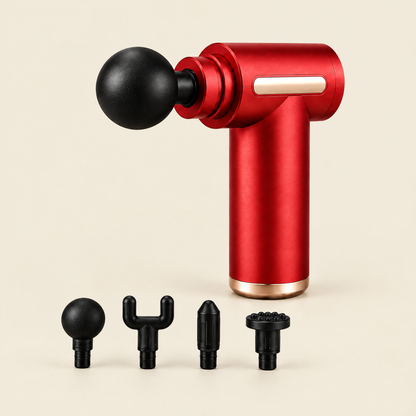 Fuho Pulse One massage gun in red