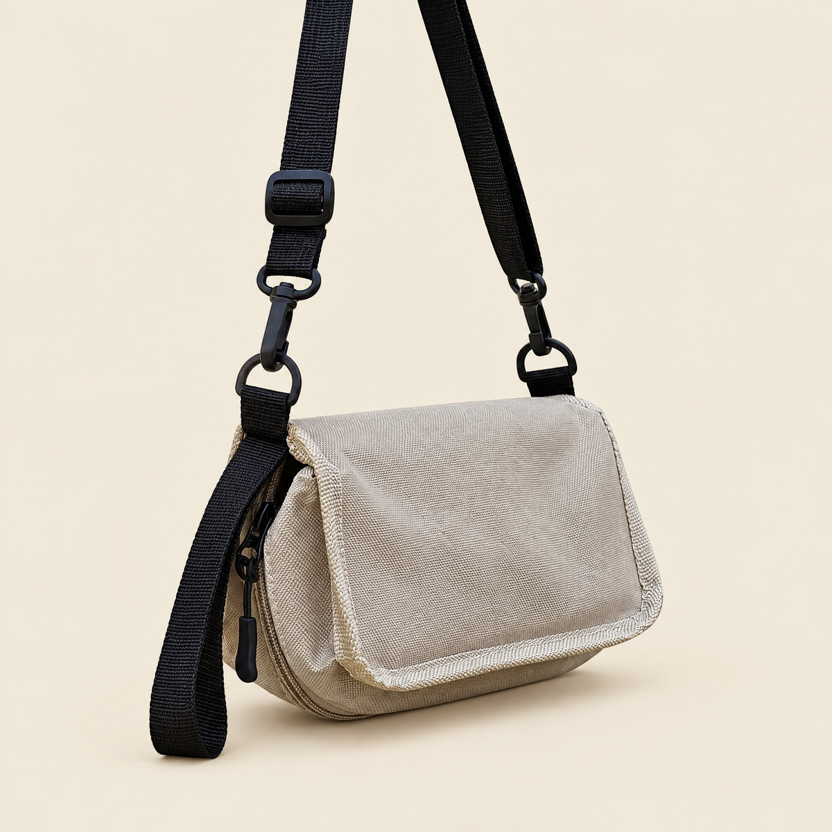 Folding stool pouch, beige