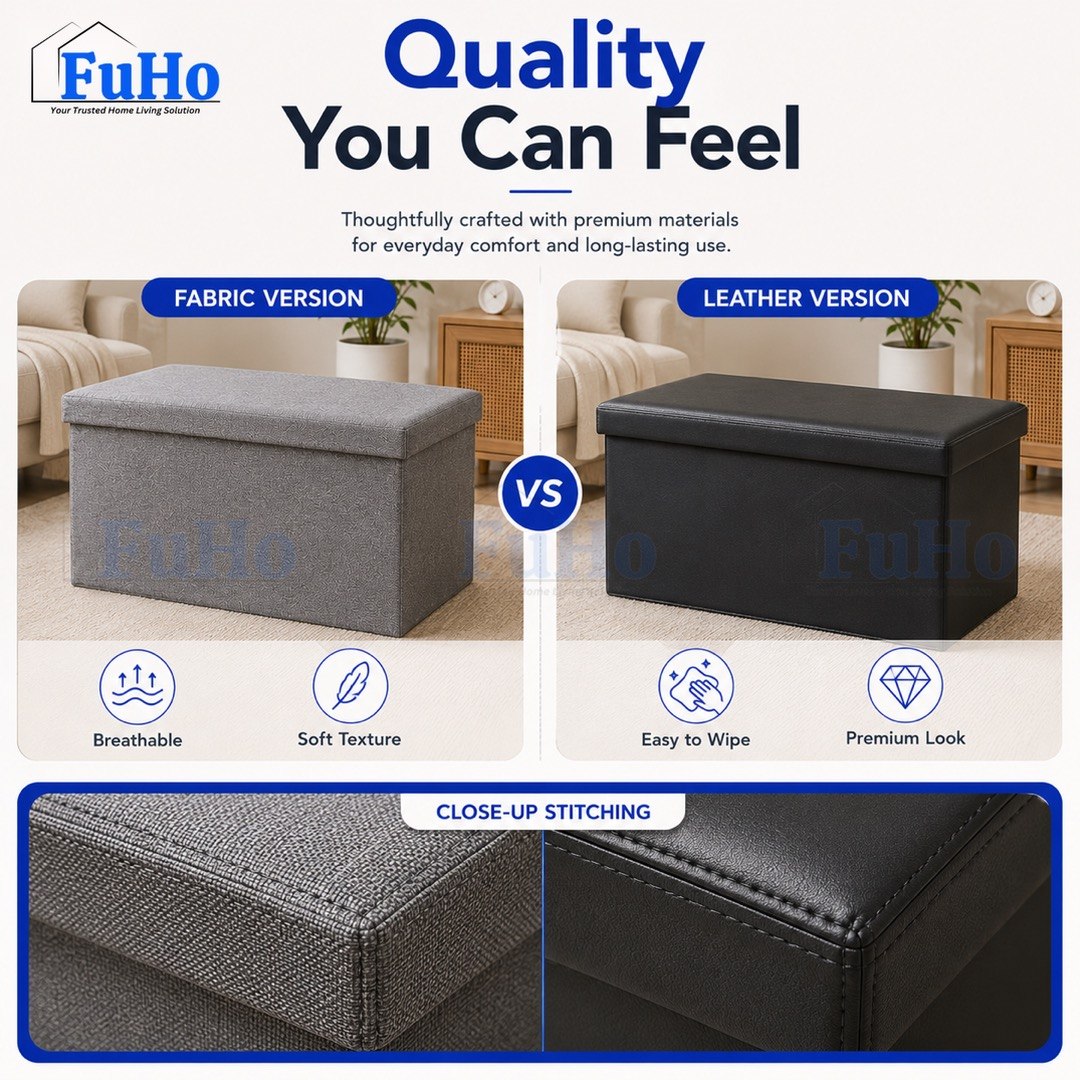 🇸🇬READY STOCK🇸🇬 FuHo Ichika Foldable Storage Sofa | Storage Chair | Storage Stool | Sofa | Ottoman Stool | (HL0104)