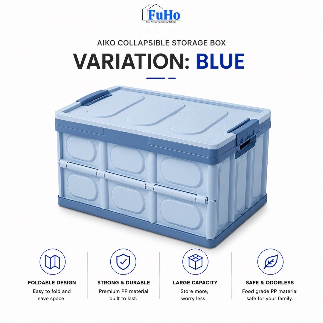 🇸🇬READY STOCK🇸🇬 FuHo x Aiko Storage Box | Car Storage Box | Collapsible Box | Fishing Box | Ice Box (HL0007)