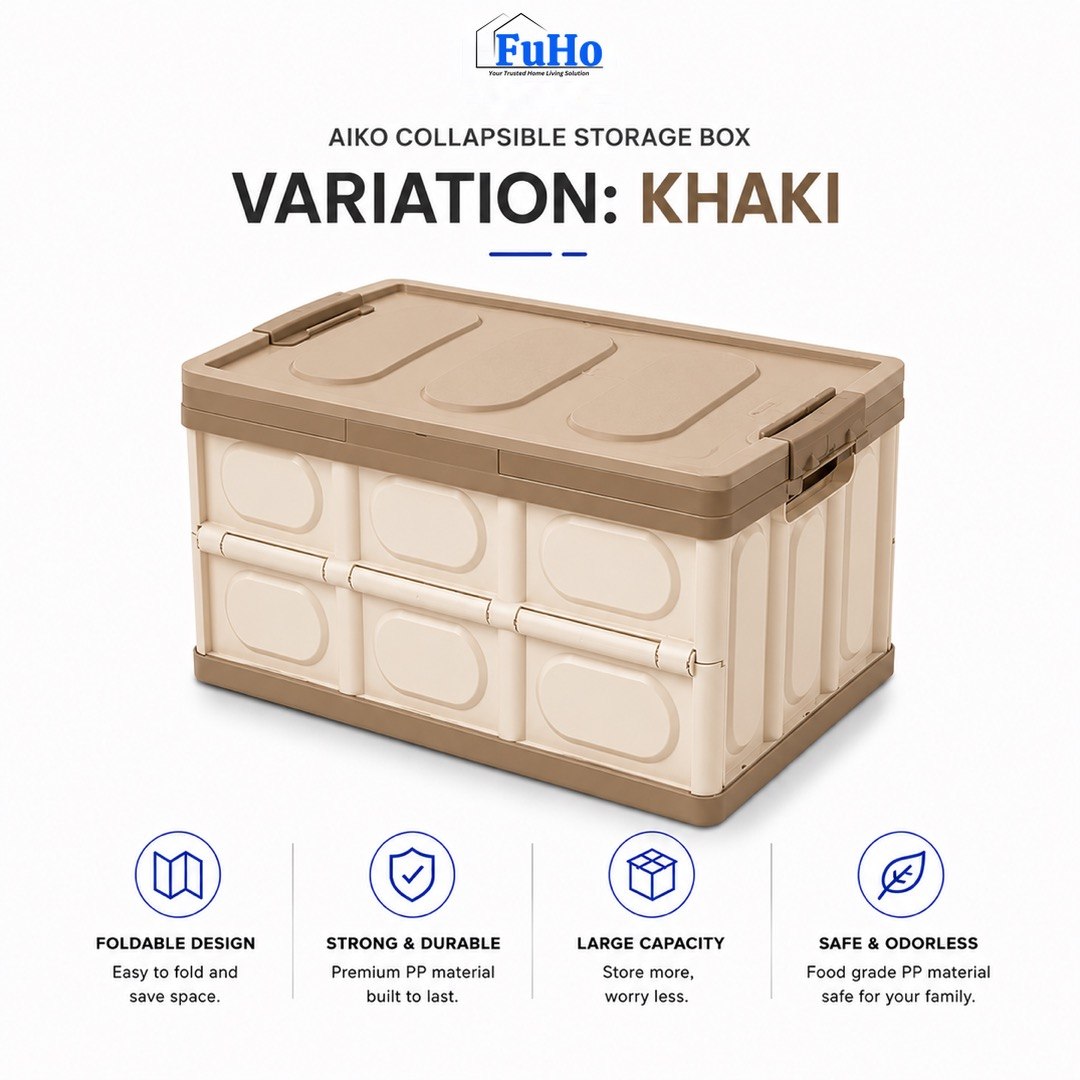🇸🇬READY STOCK🇸🇬 FuHo x Aiko Storage Box | Car Storage Box | Collapsible Box | Fishing Box | Ice Box (HL0007)