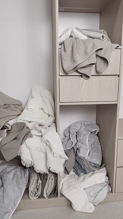 🇸🇬READY STOCK🇸🇬 FuHo Linen Bedsheet Cover Storage Box | Blanket Storage Box | Mattress Storage Box | Curtain (HL0333)