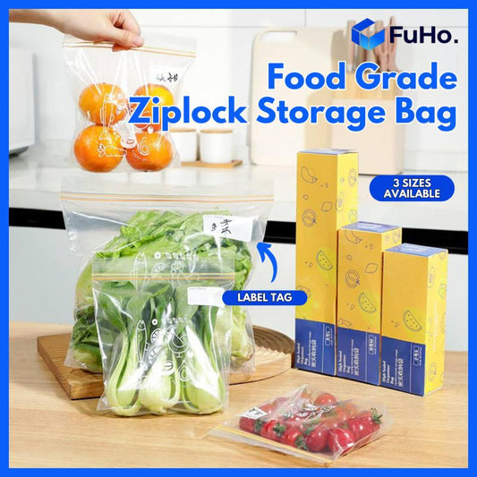 READY STOCK FuHo Food Lock Bag | Food Bag | Good Grade | Food Storage Bag | (KIT0076)