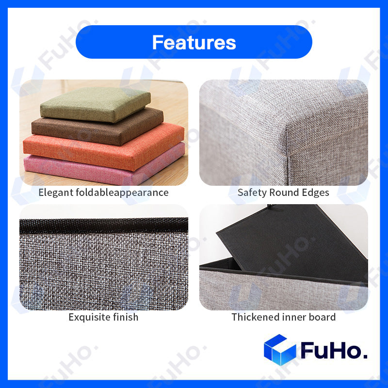 🇸🇬READY STOCK🇸🇬 FuHo Ichika Foldable Storage Sofa | Storage Chair | Storage Stool | Sofa | Ottoman Stool | (HL0104)