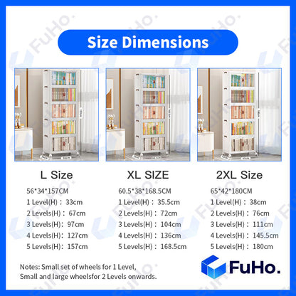 🇸🇬READY STOCK🇸🇬 FuHo Folding Cabinet | Collapsible Cabinet | Folding Storage Box | Plastic Container | Toyogo | (HL0147)